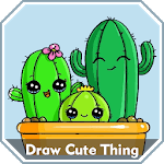 How to Draw Cute Things Easy Step by Step icon