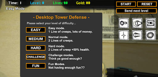 Desktop Tower Defense PC screenshot