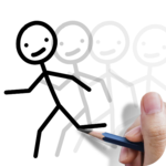 Stickman: draw animation icon