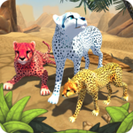 Cheetah Family Sim icon
