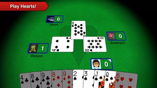 Hearts + Classic Card Game PC screenshot 1
