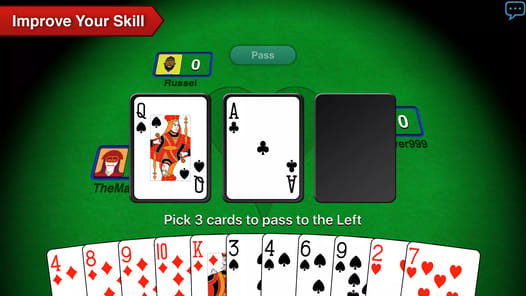 Hearts + Classic Card Game PC screenshot 3