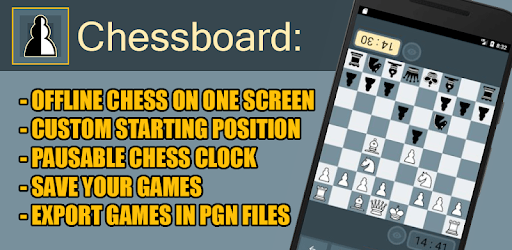 Chessboard: Offline  2-player free Chess App PC screenshot