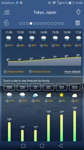 Weather forecast PC screenshot 2