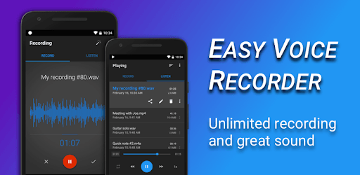 Easy Voice Recorder PC screenshot