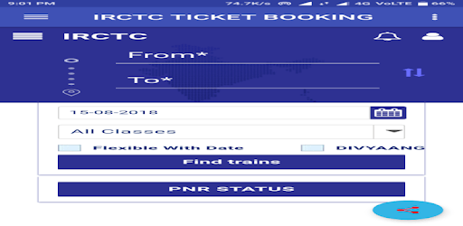 irctc booking PC screenshot