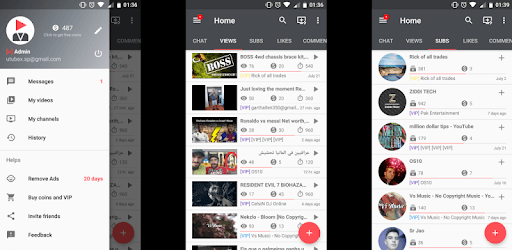 uTubeX - Views, subs, likes and comments exchange PC screenshot