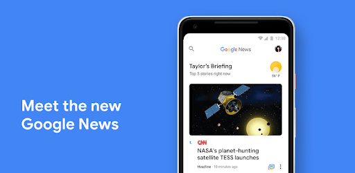 Google News PC screenshot