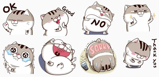 WAStickerApps Fat Cat Stickers pc screenshot WAStickerApps Fat Cat Stickers PC screenshot