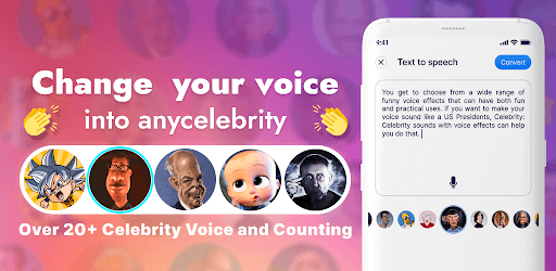 Celebrity voice changer plus: funny voice effects PC screenshot