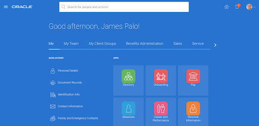 Oracle HCM Cloud (New Edition) pc screenshot Oracle HCM Cloud (New Edition) PC screenshot