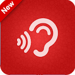 Sound amplifier listening device super hearing icon