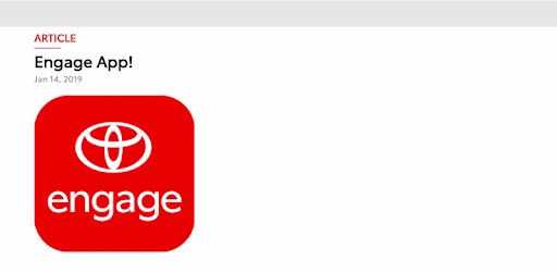 Toyota Engage App PC screenshot