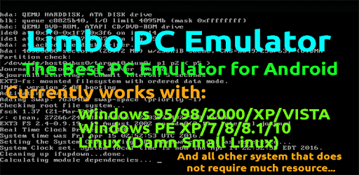 Limbo PC Emulator QEMU ARM x86 pc screenshot Limbo PC Emulator QEMU ARM x86 PC screenshot