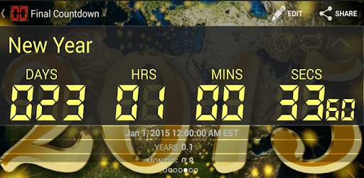 Final Countdown - Widget PC screenshot