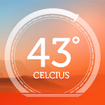 Digital thermometer - room temperature icon